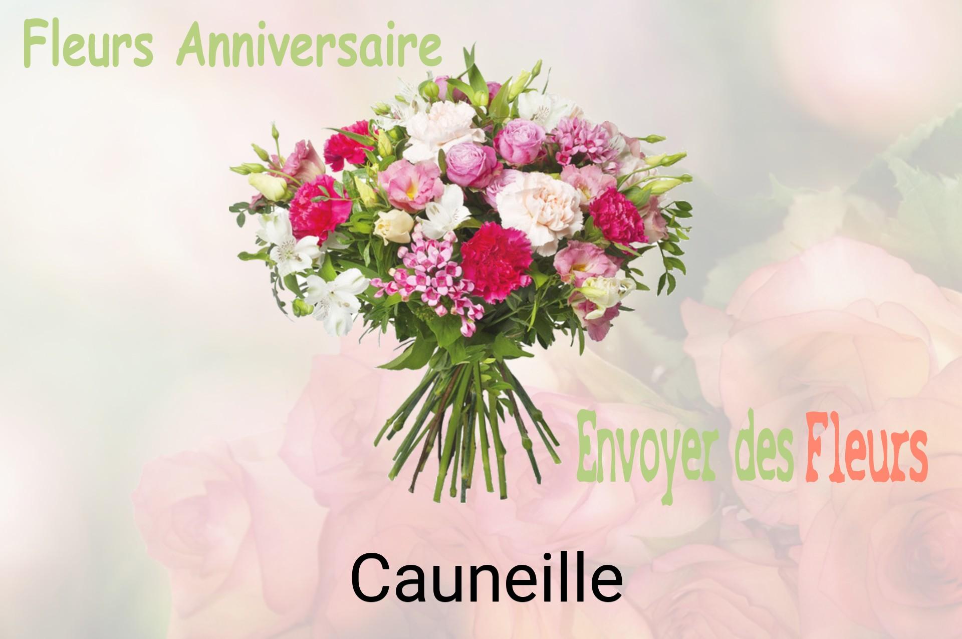 Bouquet de fleurs d’anniversaire livré à Cauneille